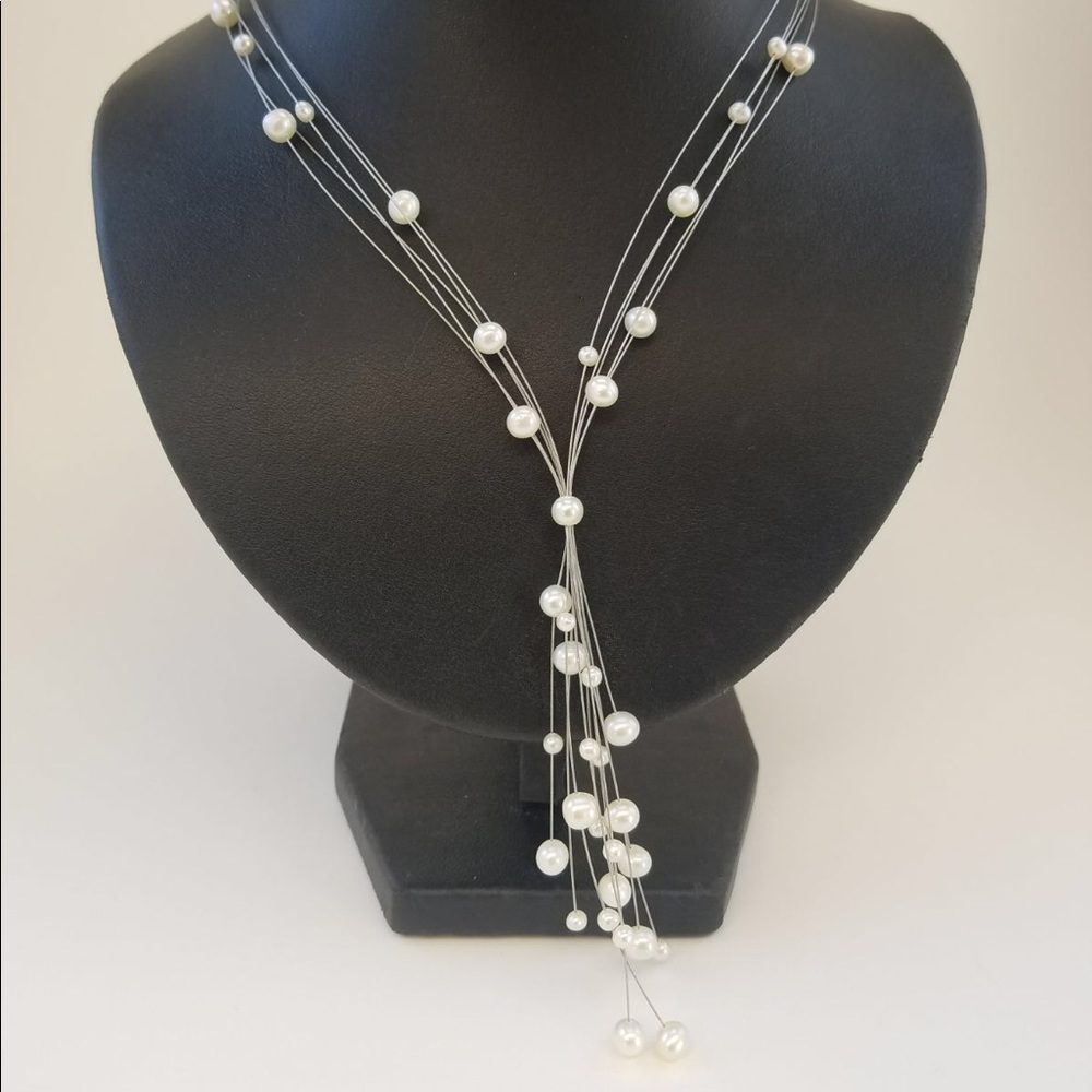 💦Waterfall Pearl Wired Necklace💦